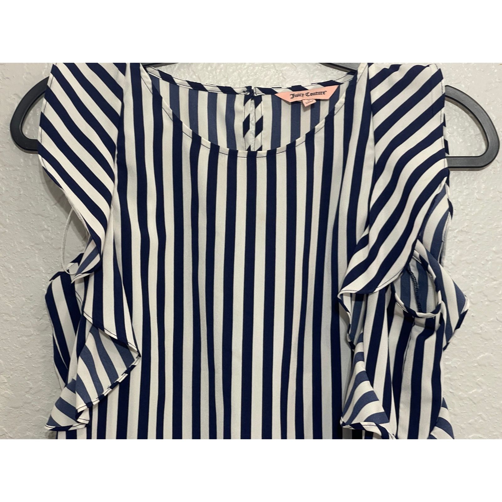 Juicy Couture Juicy Couture Top S striped, Flowy Sleeves,Coastal Vibes Size S / US 4 / IT 40 - 2 Thumbnail