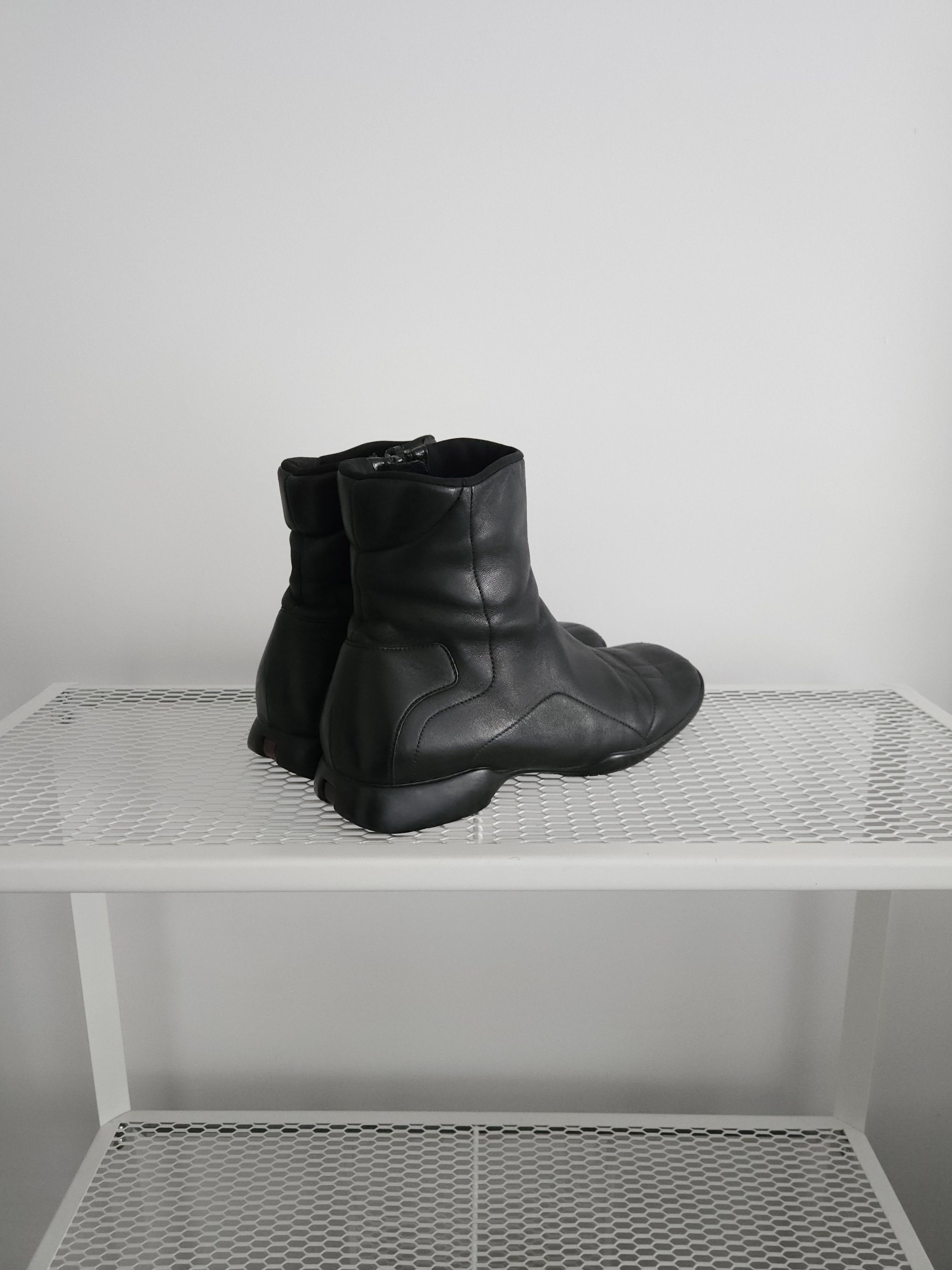 Prada Archive Prada sport red tab leather side zip ankle boots Size US 7 / IT 37 - 6 Thumbnail