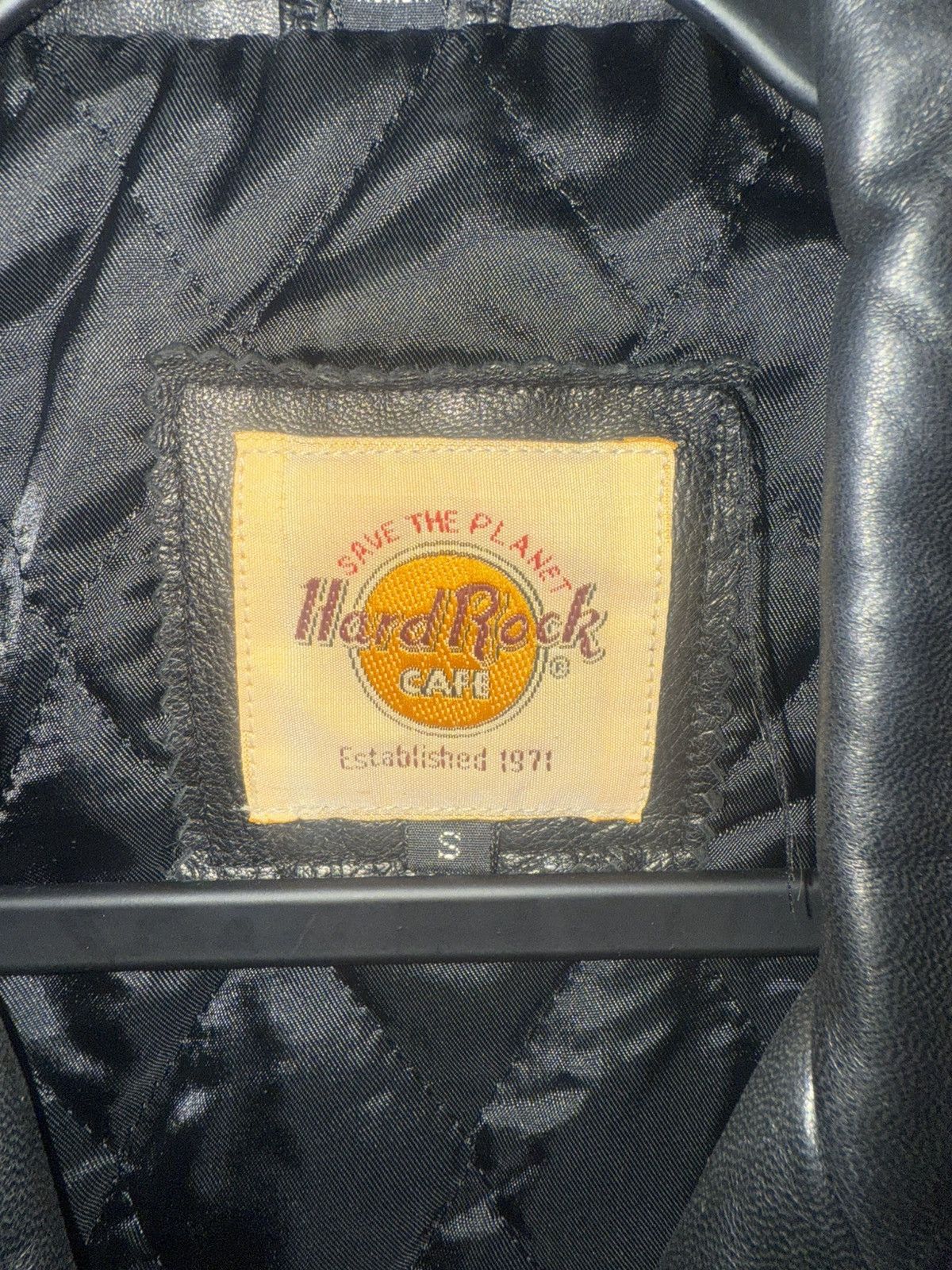 Hard Rock Cafe Old School Biker Jacket Size US S / EU 44-46 / 1 - 3 Thumbnail