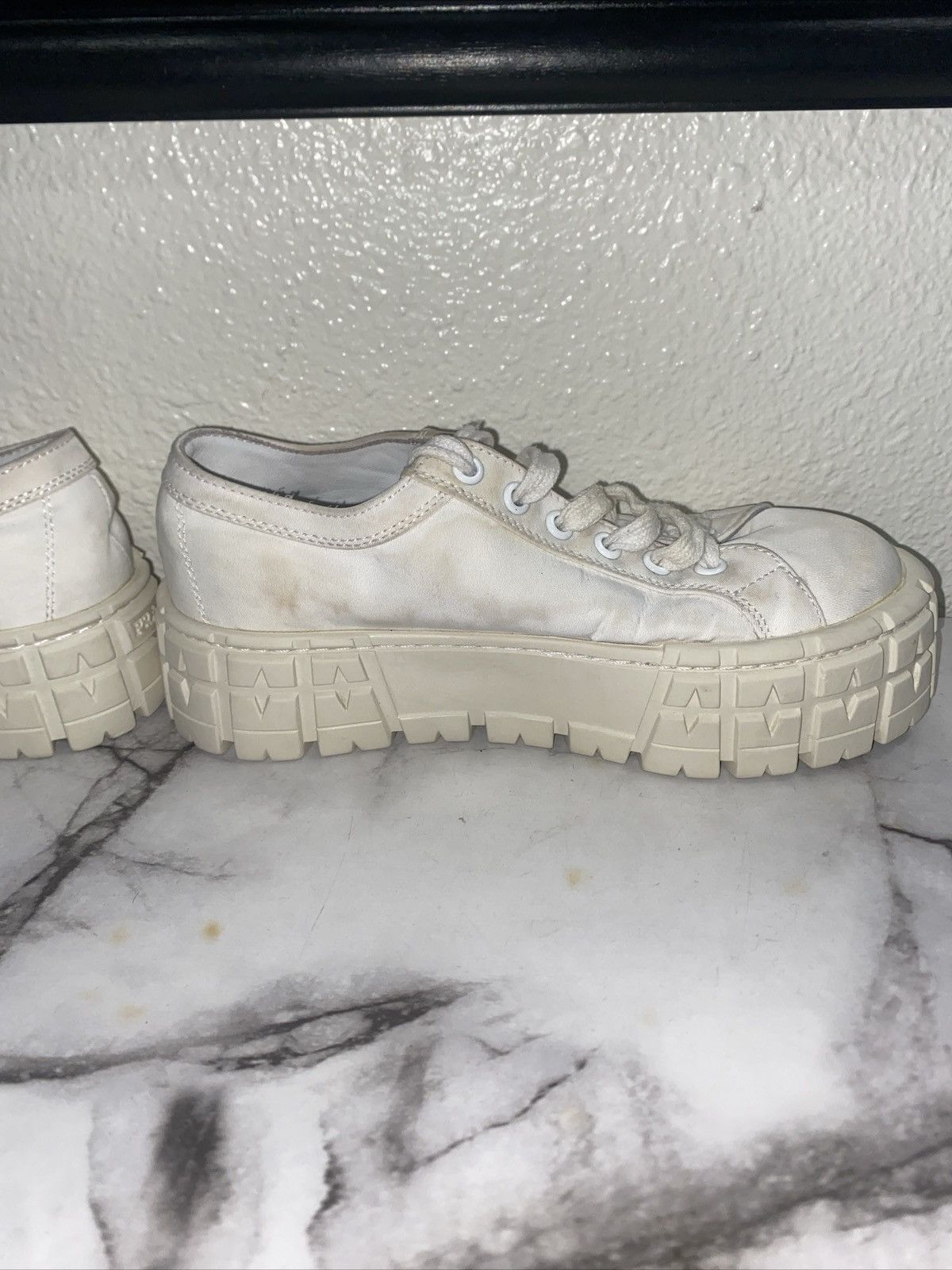 Prada Prada double wheel gabardines Size US 7 / IT 37 - 3 Thumbnail