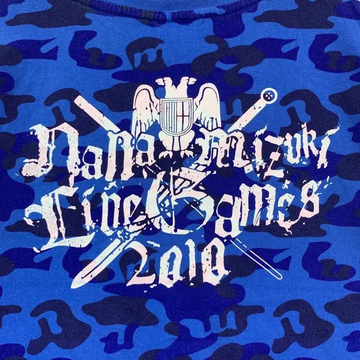 Vintage NANA MIZUKI NM7 Live Games 2010 Blue Stage Tee Shirt Size US M / EU 48-50 / 2 - 5 Thumbnail