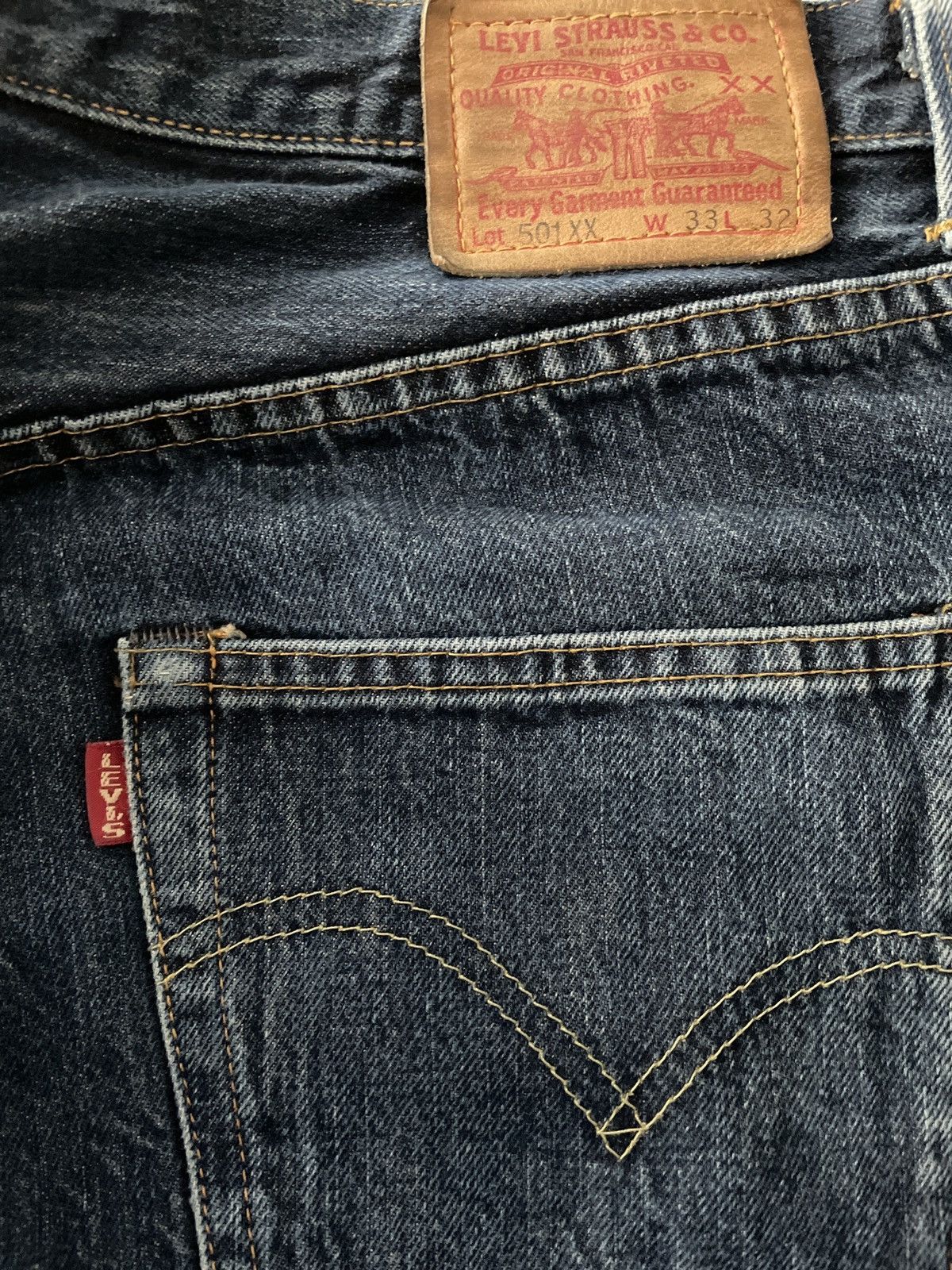 Levi's Vintage Clothing 501XX button fly Size US 33 - 4 Thumbnail