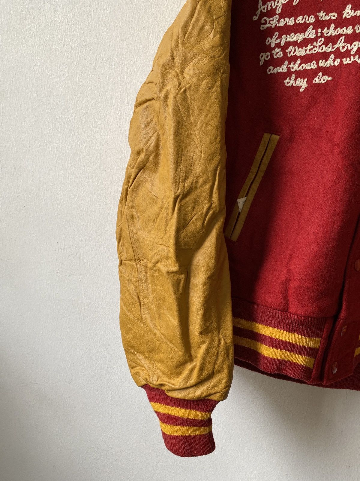 Golden Bear × Vintage Vintage 90s Golden Bear Pittsburgh Angeeze Varsity Jacket Size US M / EU 48-50 / 2 - 3 Thumbnail