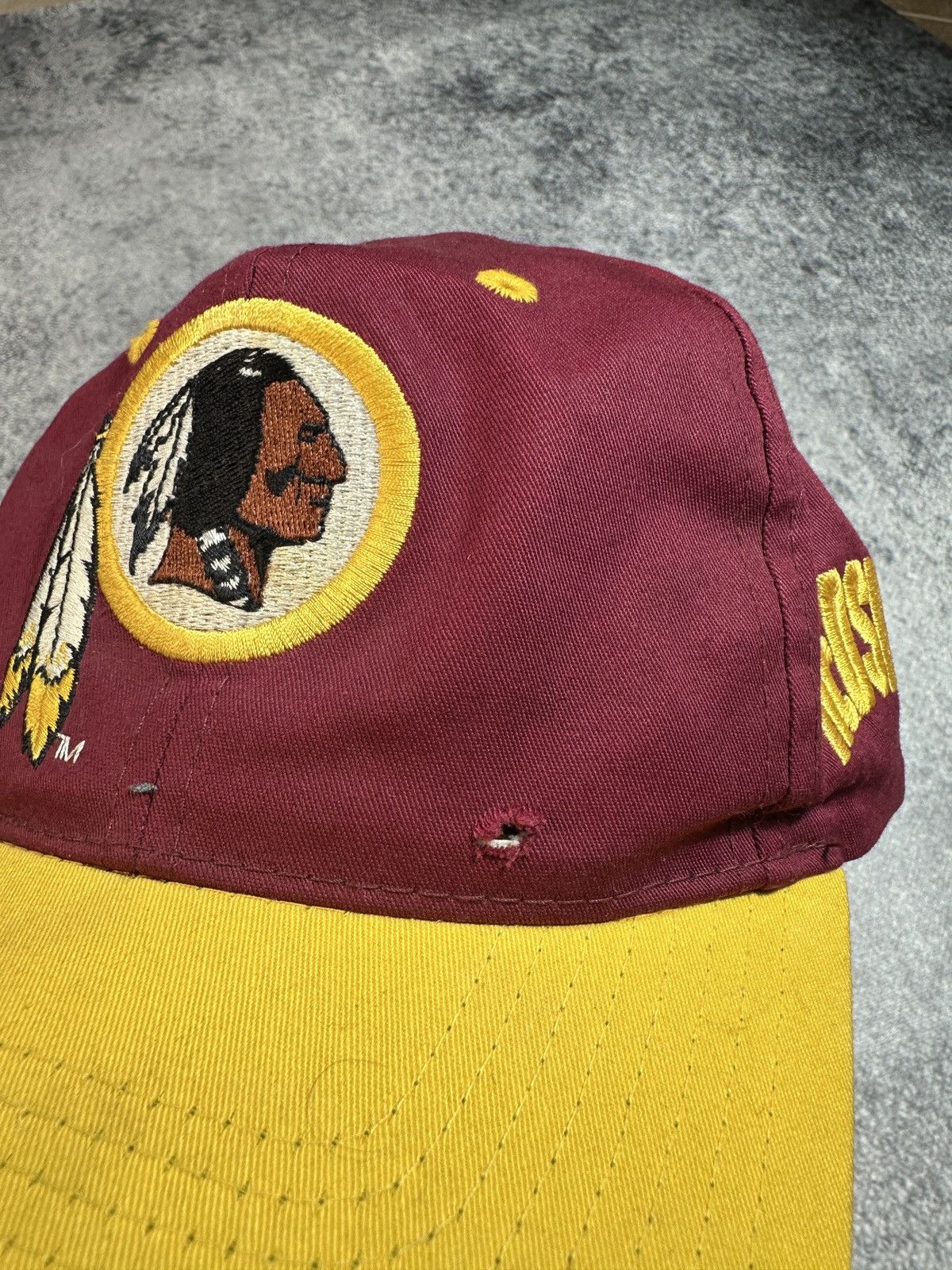 NFL × Vintage Vintage Redskins Logo NFL Cap Streetwear Rare USA Size ONE SIZE - 2 Thumbnail