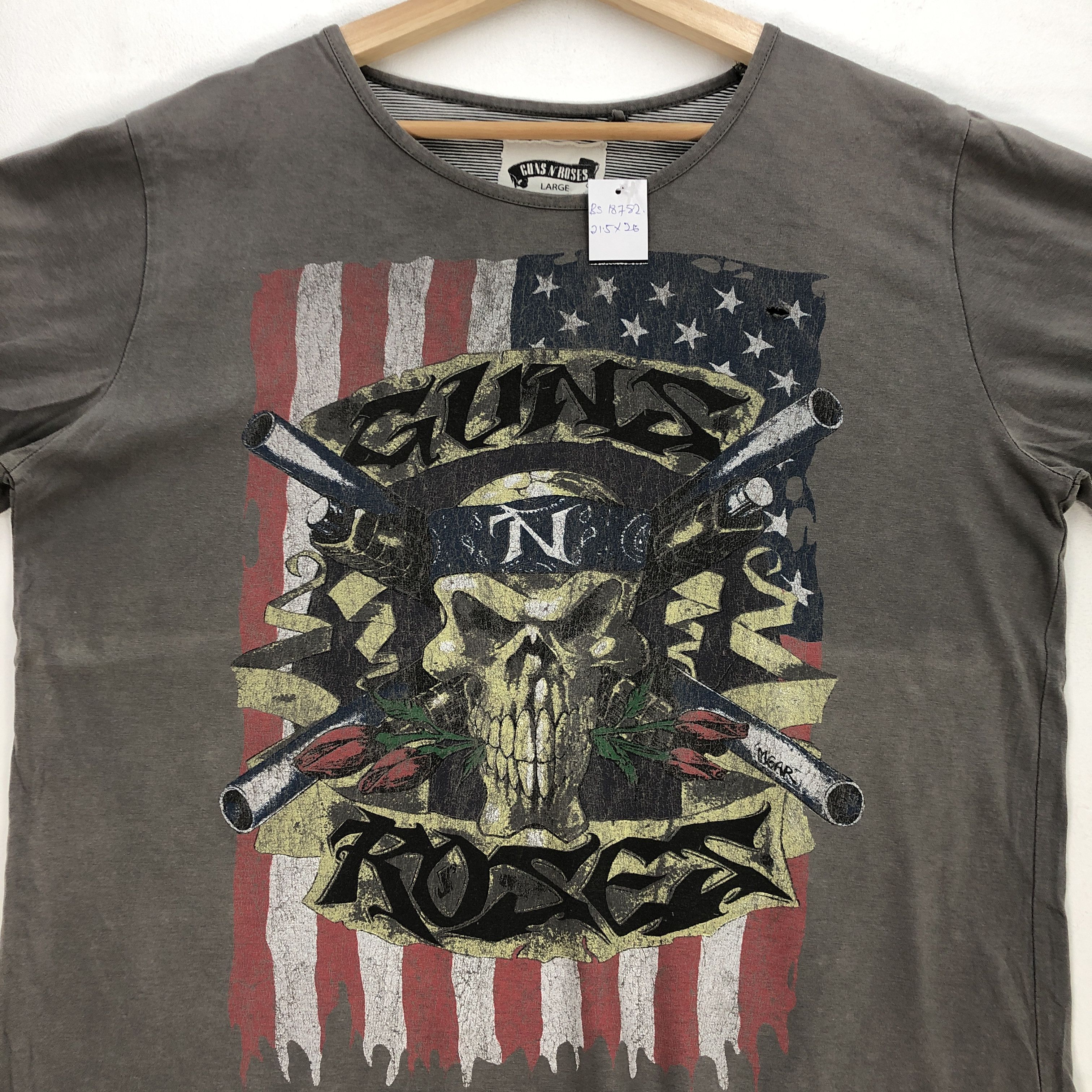 Band Tees Vintage Gun N Roses T Shirt Black Frog Rock Band Tees Size US L / EU 52-54 / 3 - 3 Thumbnail