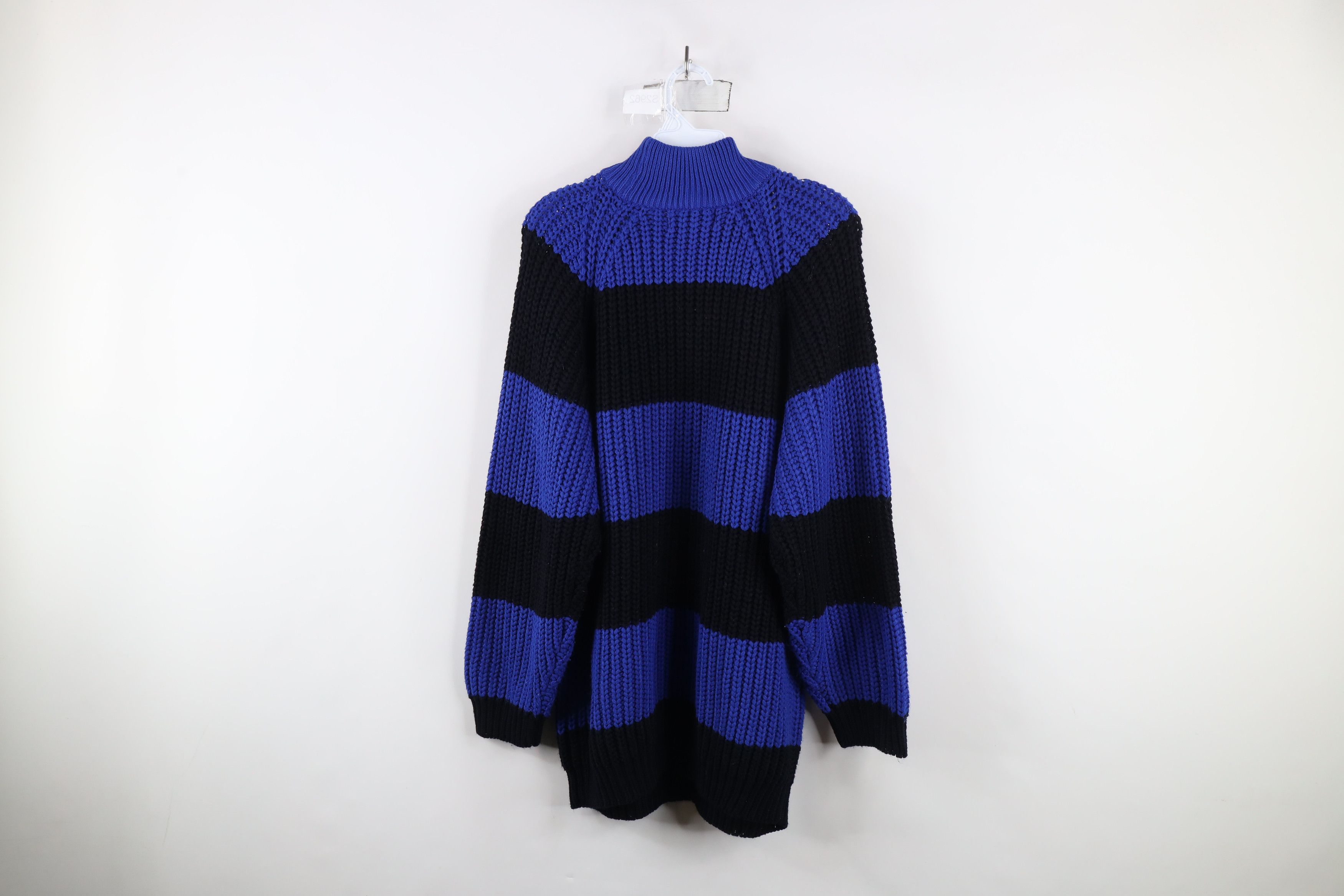 Vintage Vintage 90s Streetwear Block Chunky Ribbed Knit Sweater Size S / US 4 / IT 40 - 5 Thumbnail