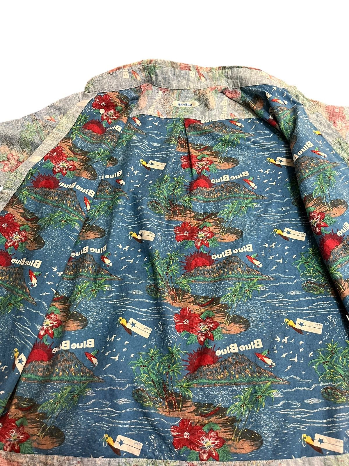 Blue Blue Japan × HOLLYWOOD RANCH MARKET Blue Blue Hawaii Shirt Size US M / EU 48-50 / 2 - 5 Thumbnail