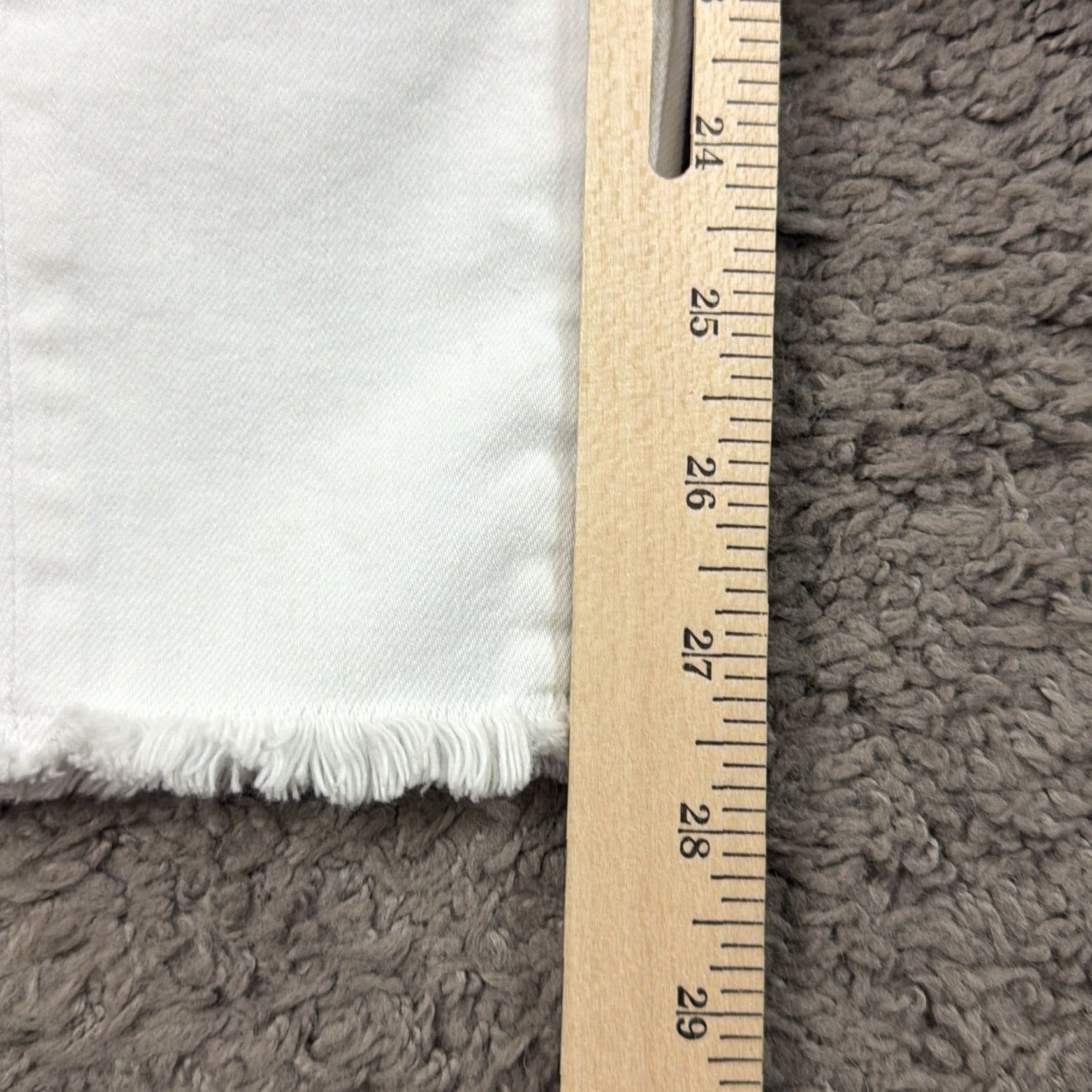 American Eagle Outfitters American Eagle Jeans Womens 0 White Skinny Distressed Denim Jeggings 24x28 Size 25" / US 0 / IT 36 - 6 Thumbnail