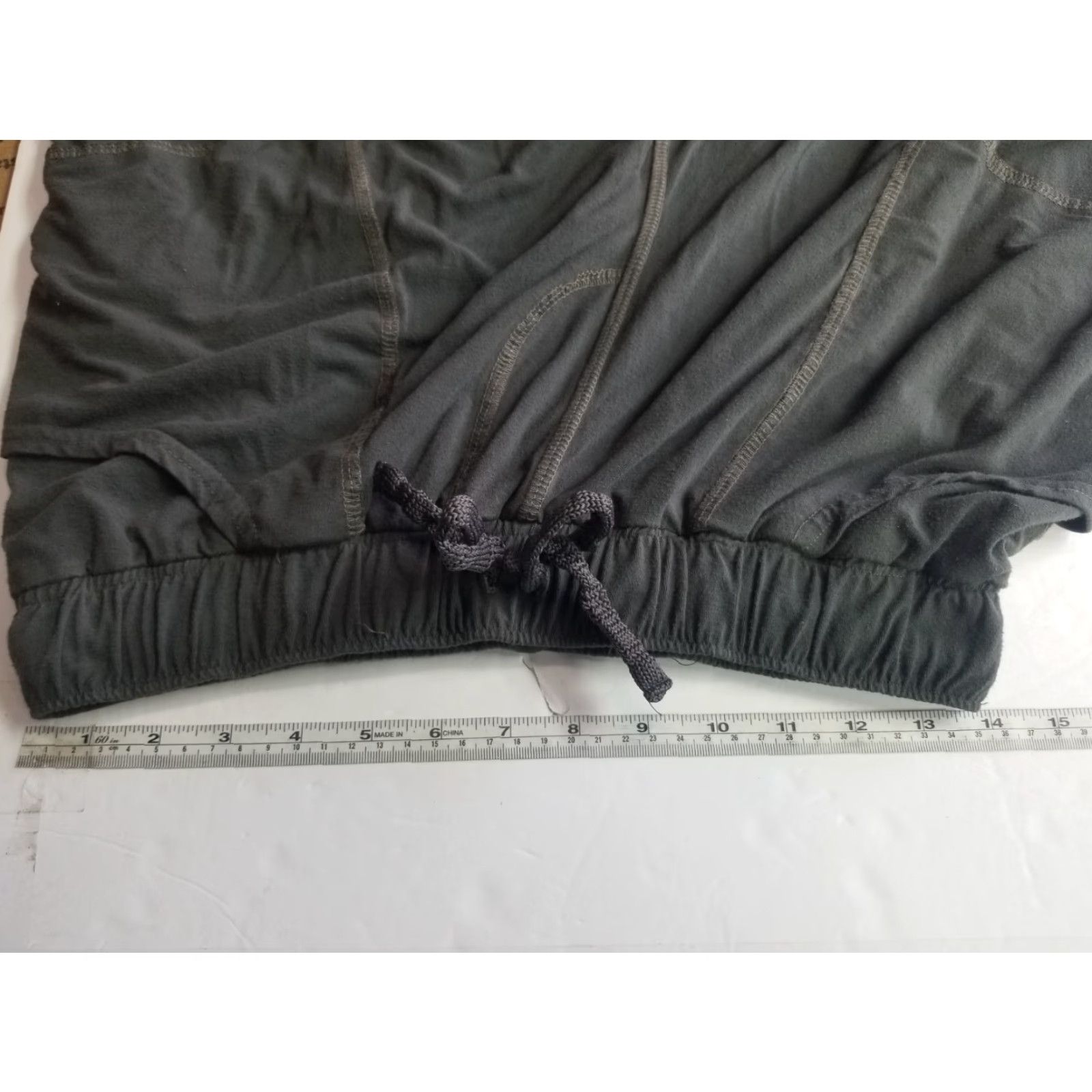 Vintage Ggo Men Shorts L Green Chino Lined Outdoor Comfort Organic Clothier Large Size US 33 - 3 Thumbnail