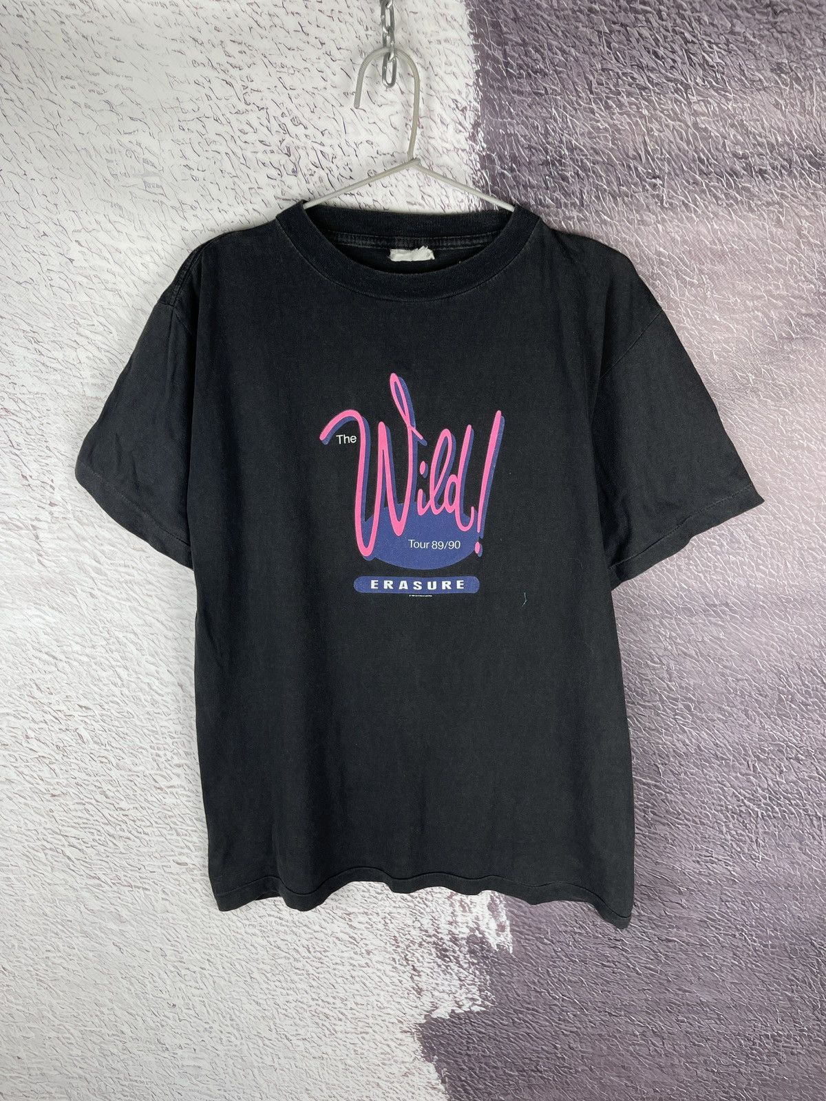 Band Tees × Vintage Erasure The Wild! vintage tour 1989/90 single stitch tee Size US M / EU 48-50 / 2 - 1 Thumbnail