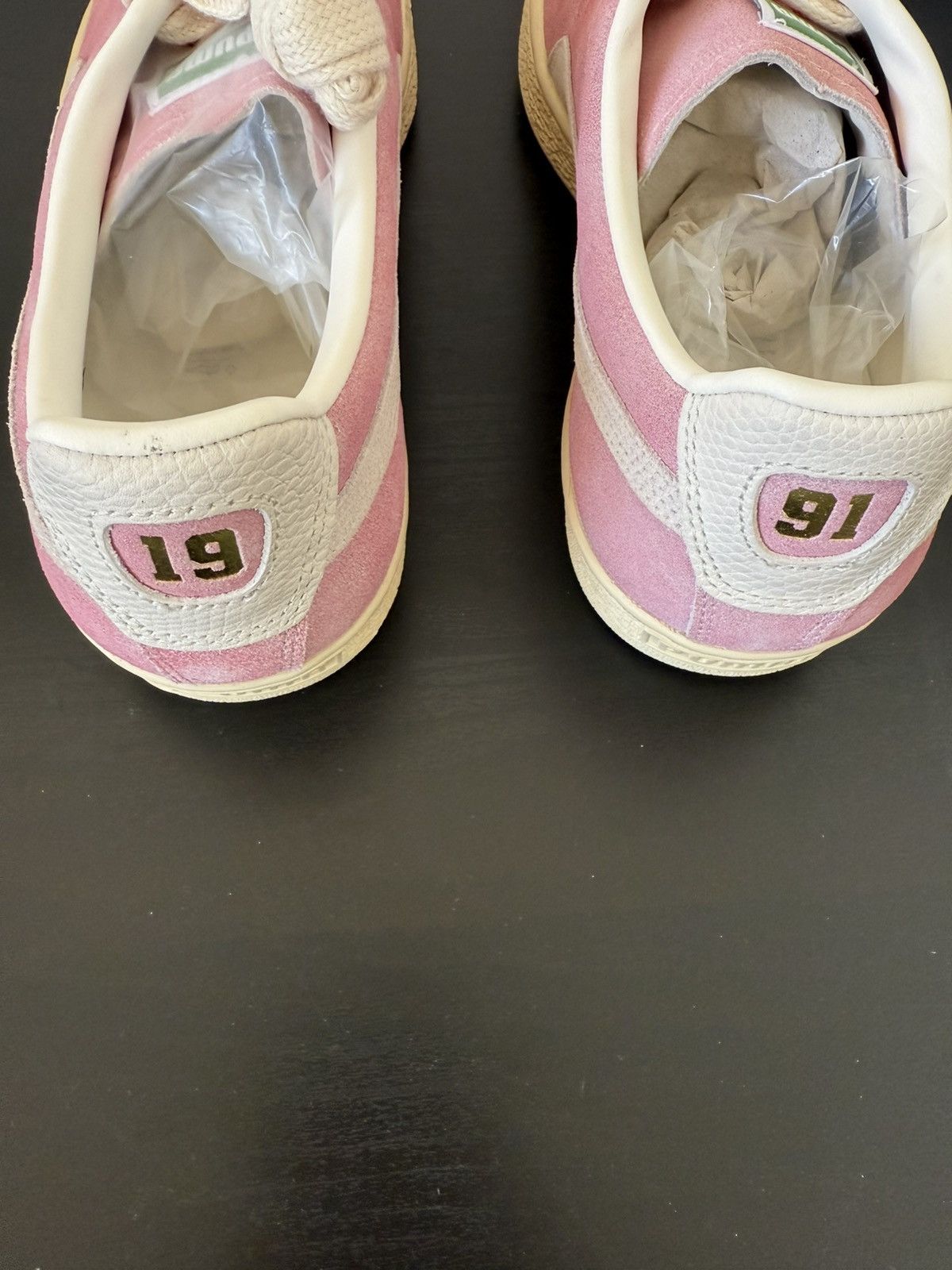 Puma 🔥❤️🔥❤️ RARE PUMA RHUIGU PINK SUEDE SHOES Size US 10.5 / EU 43-44 - 3 Thumbnail