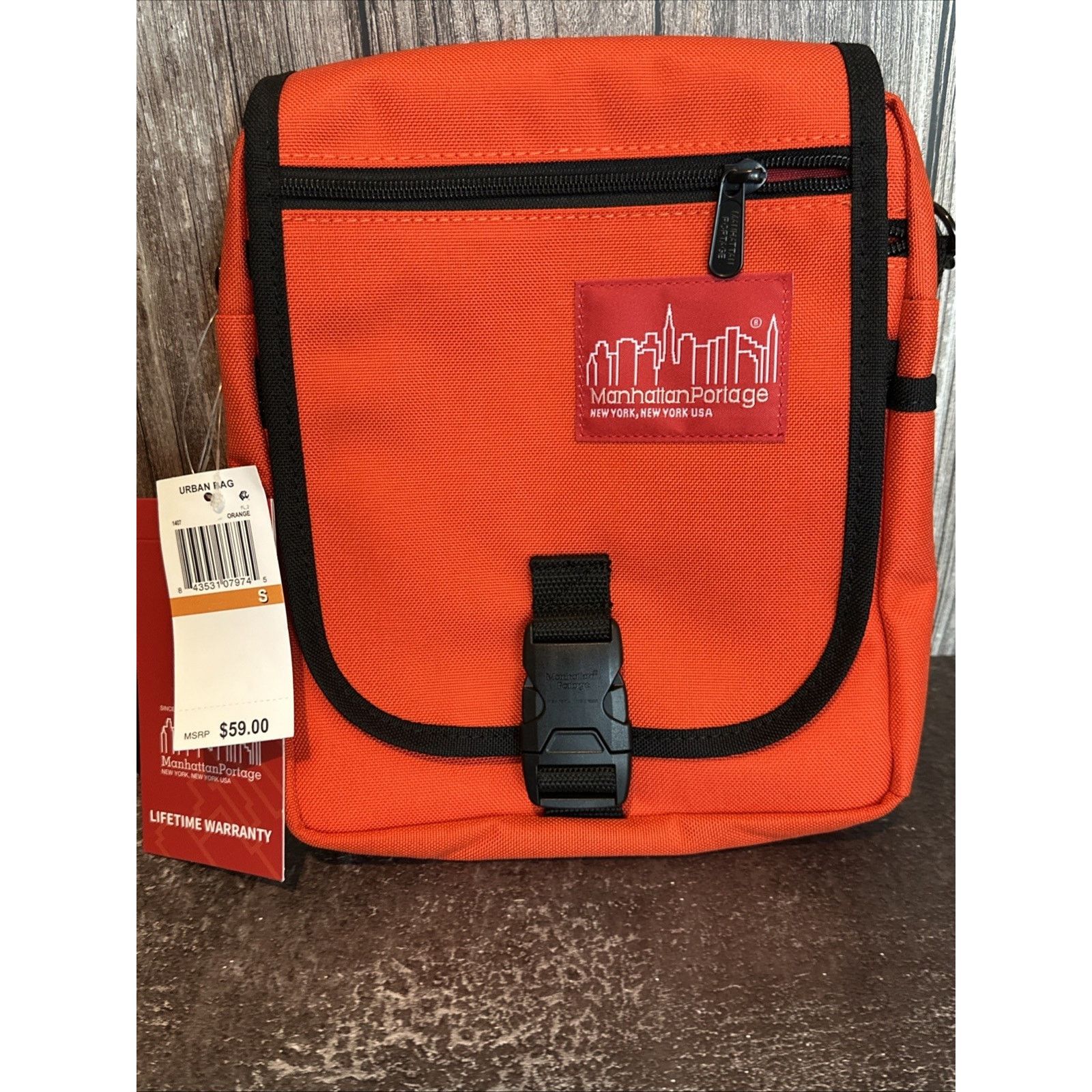 Manhattan Portage Manhattan Portage New York Messenger Bag Orange $59 NWT New Size ONE SIZE - 1 Thumbnail