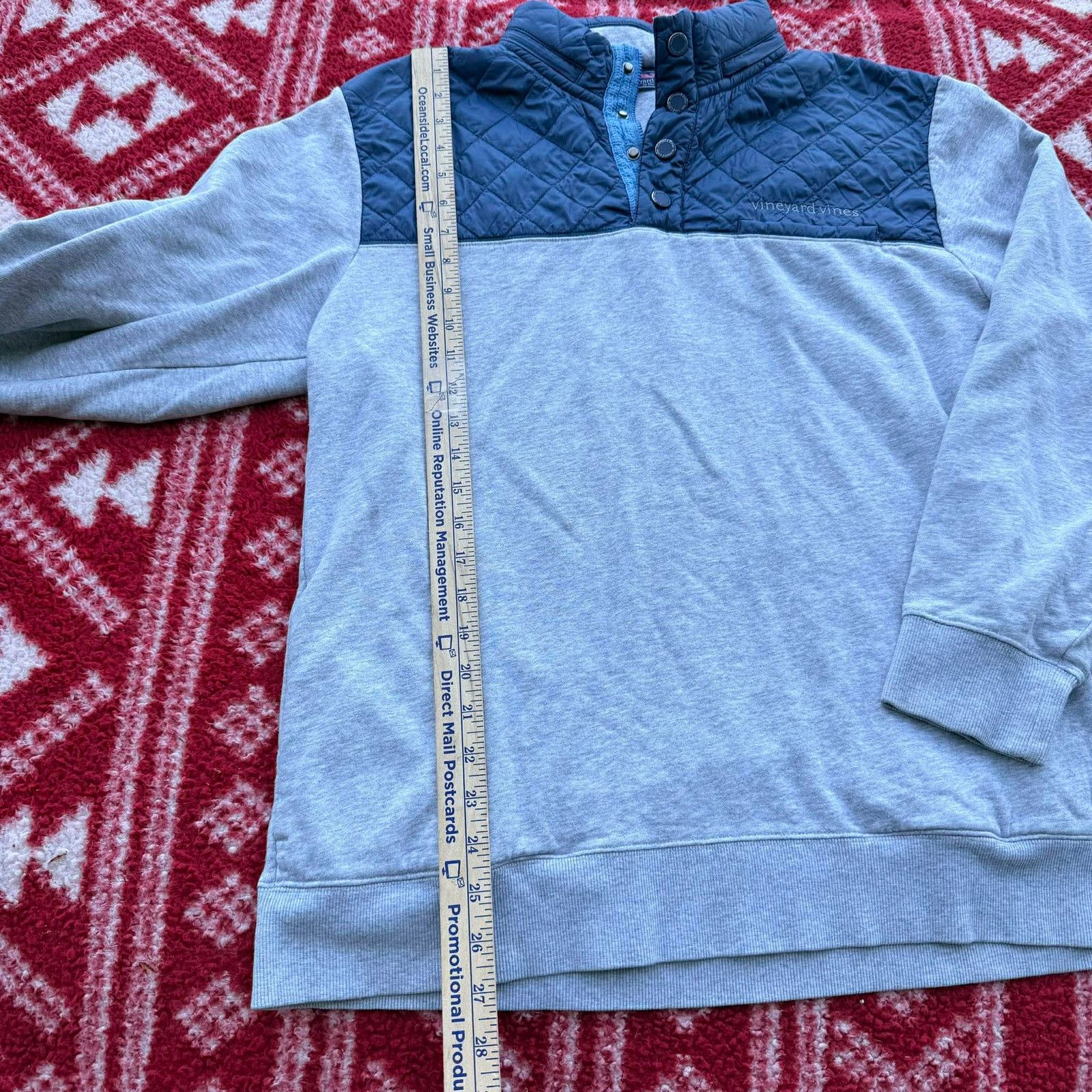 Vineyard Vines Vineyard Vines Shep Shirt Mens Large Gray Performance Snap Size US L / EU 52-54 / 3 - 5 Thumbnail