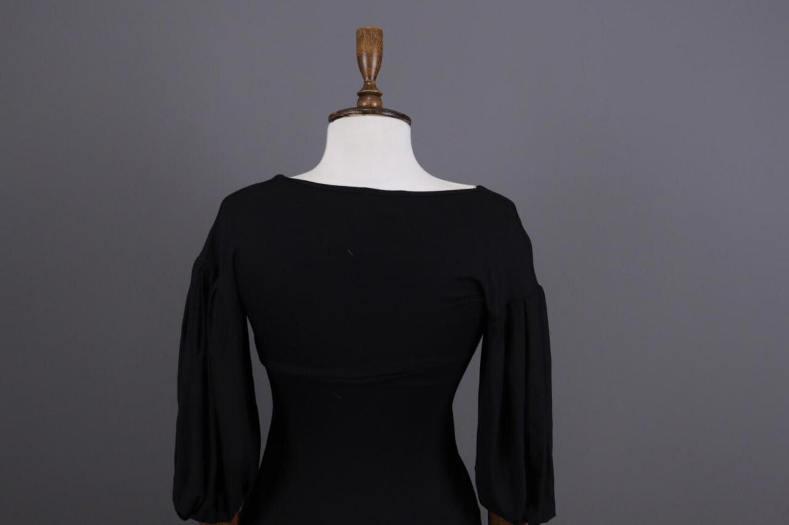 Just Cavalli Just Cavalli Black Designer Wool Evening Dress Sz 40/ XS Size M / US 6-8 / IT 42-44 - 10 Thumbnail