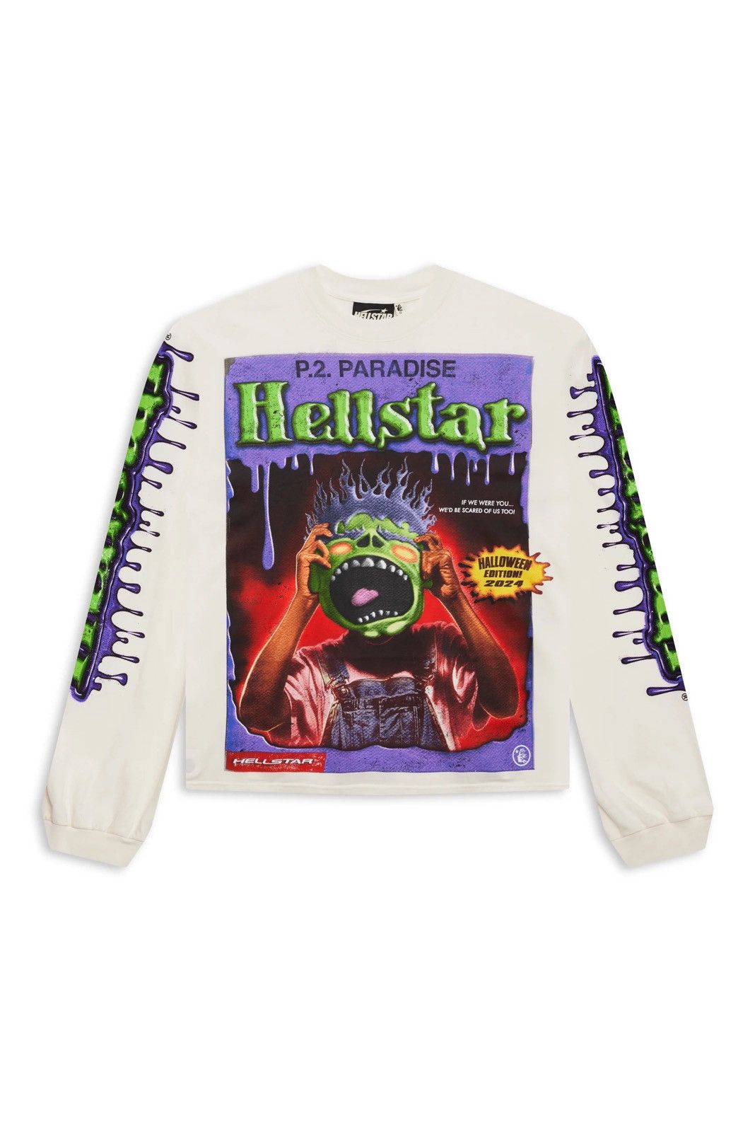 HELLSTAR Hellstar Horror Book Longsleeve Tee Size US L / EU 52-54 / 3 - 1 Thumbnail