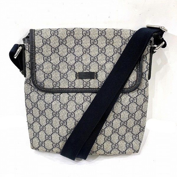 Gucci Gucci GG Supreme Shoulder Bag 223666 Canvas Crossbody Bag 223666 in Blue, Women's