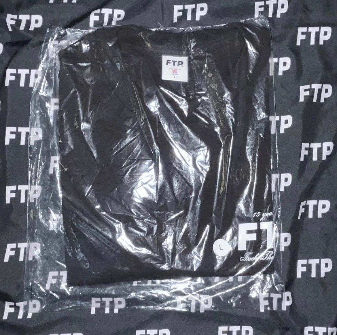 Fuck The Population 15 YEAR ANNIVERSARY TEE(BLACK) Size US L / EU 52-54 / 3 - 5 Thumbnail