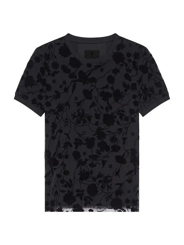 o1w1db10325 Double Fitted T-Shirt in Black