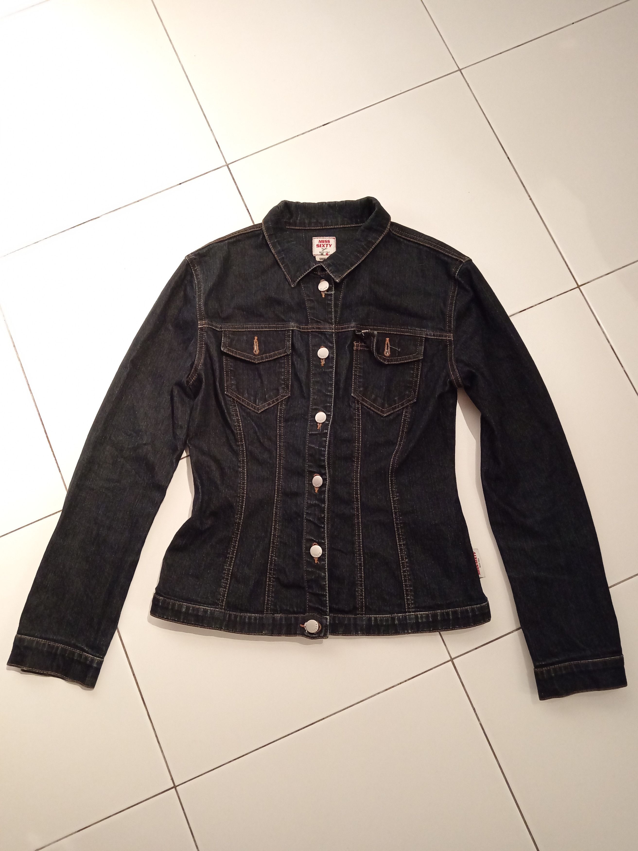 Designer Miss Sixty Denim jacket Size S / US 4 / IT 40 - 1 Thumbnail