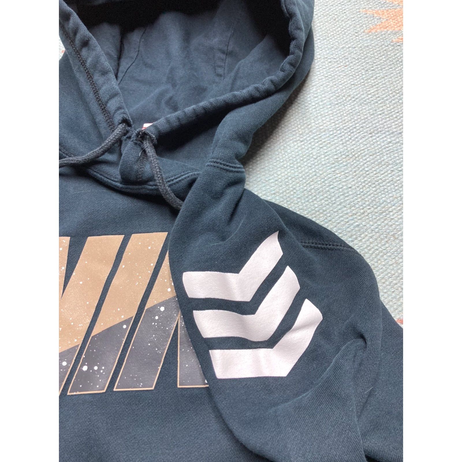 Nike Nike Pullover Hoodie Sweatshirt Spellout Logo Black Small Adult Mens Hooded Size US S / EU 44-46 / 1 - 3 Thumbnail
