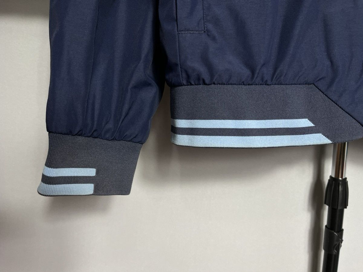 Fred Perry Fred Perry Tipped Hooded Sports Carbon Blue Jacket Mens Size US L / EU 52-54 / 3 - 5 Thumbnail