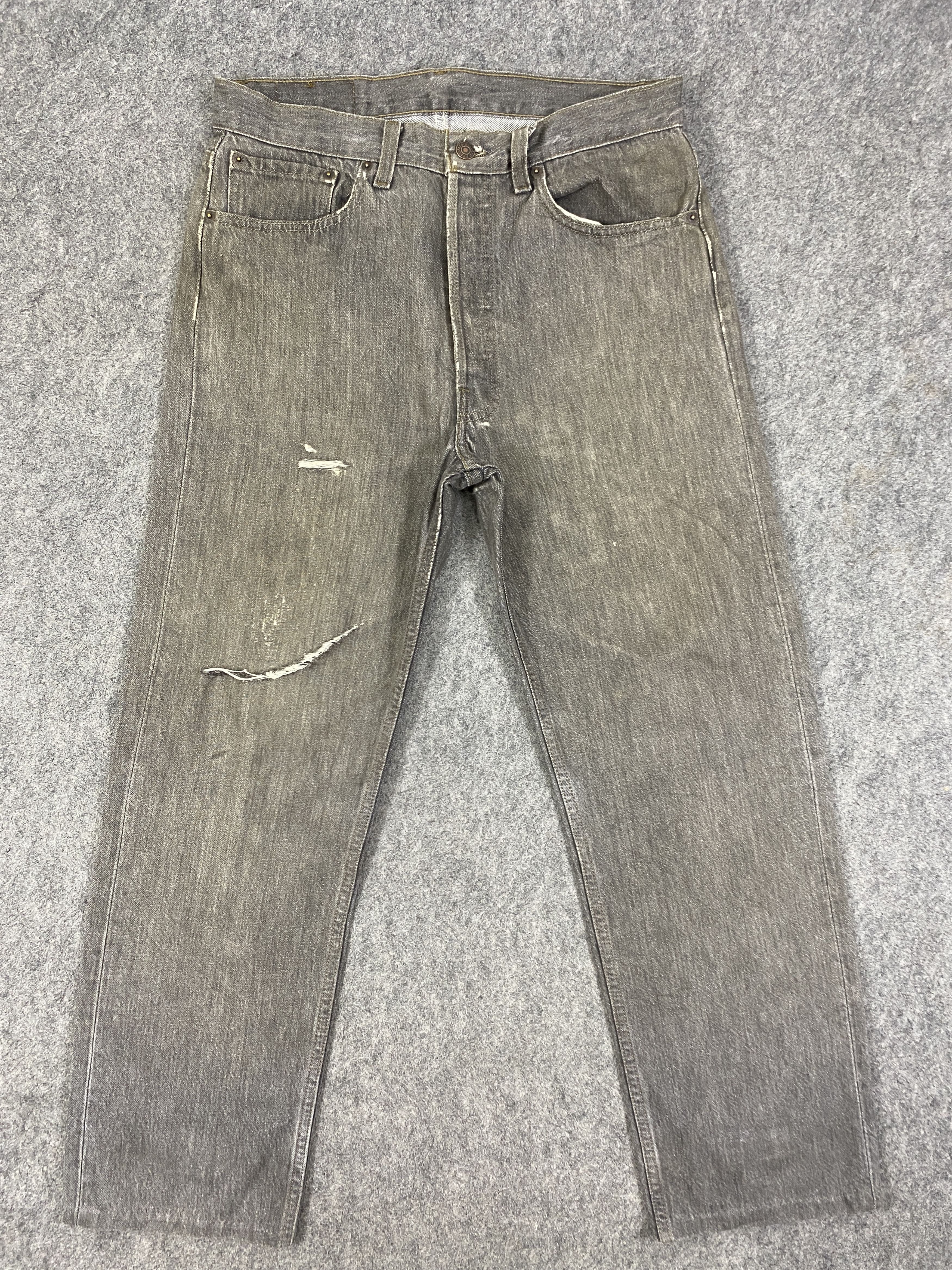 Levi's Dirty Grey Vintage Levi's 501 Jeans 31x26.5 - JN3378 Size US 31 - 1 Thumbnail
