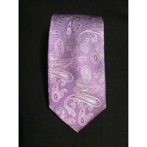 Michael Kors MICHAEL KORS MENS NEW LAVENDER 100%SILK TIE WIDTH: 3 1/8" Size ONE SIZE - 1 Thumbnail