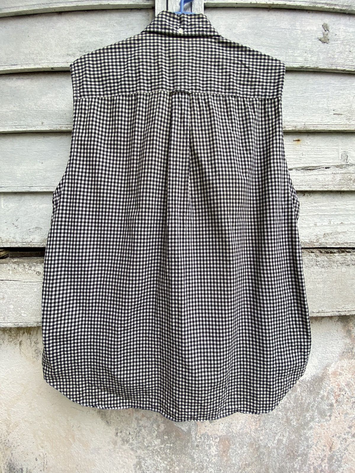 CDG by Comme des Garcons × Comme des Garcons × Rei Kawakubo Comme Des Garcon Ad 2010 Sleeveless Plaid Button Shirt Size US M / EU 48-50 / 2 - 6 Thumbnail