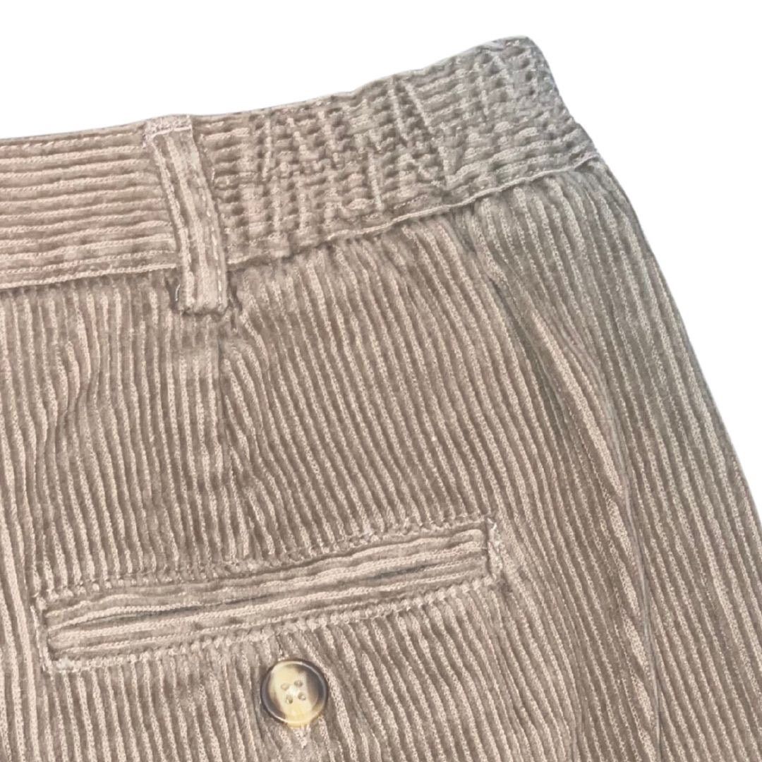 Other Talbots Women High Rise Chunky Corduroy Pants 16 Vintage Size 38" / US 16 / IT 52 - 5 Thumbnail