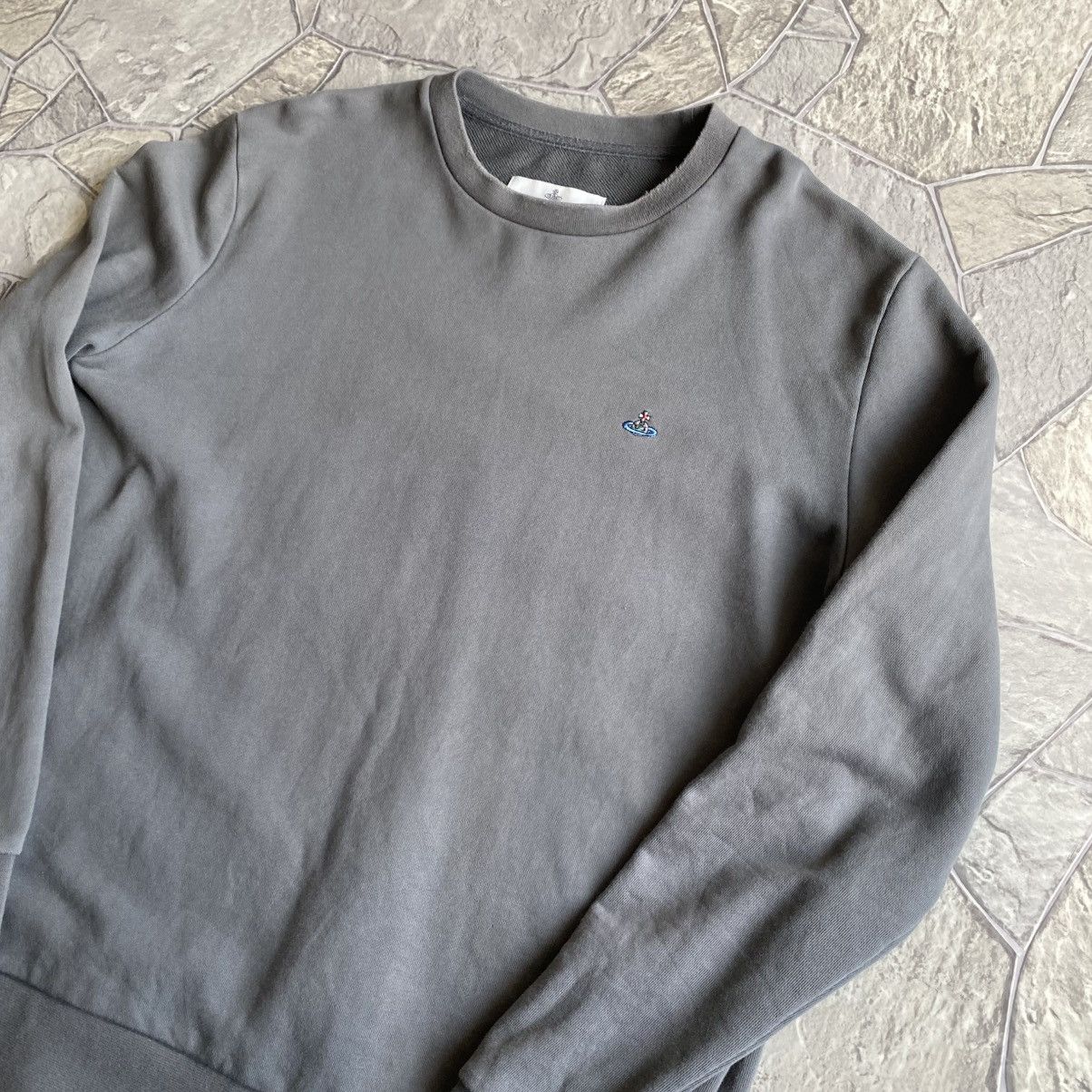 Vivienne Westwood Vivienne Westwood Orb Logo Sweatshirt Grey Size M Size US M / EU 48-50 / 2 - 2 Thumbnail