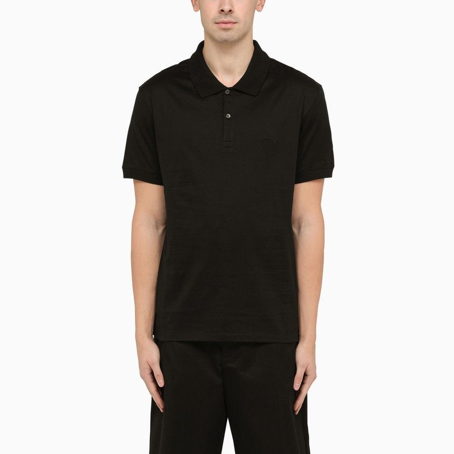 image of Alexander Mcqueen O1D2Blof0124 Polo Shirt In Black, Men's (Size Small)