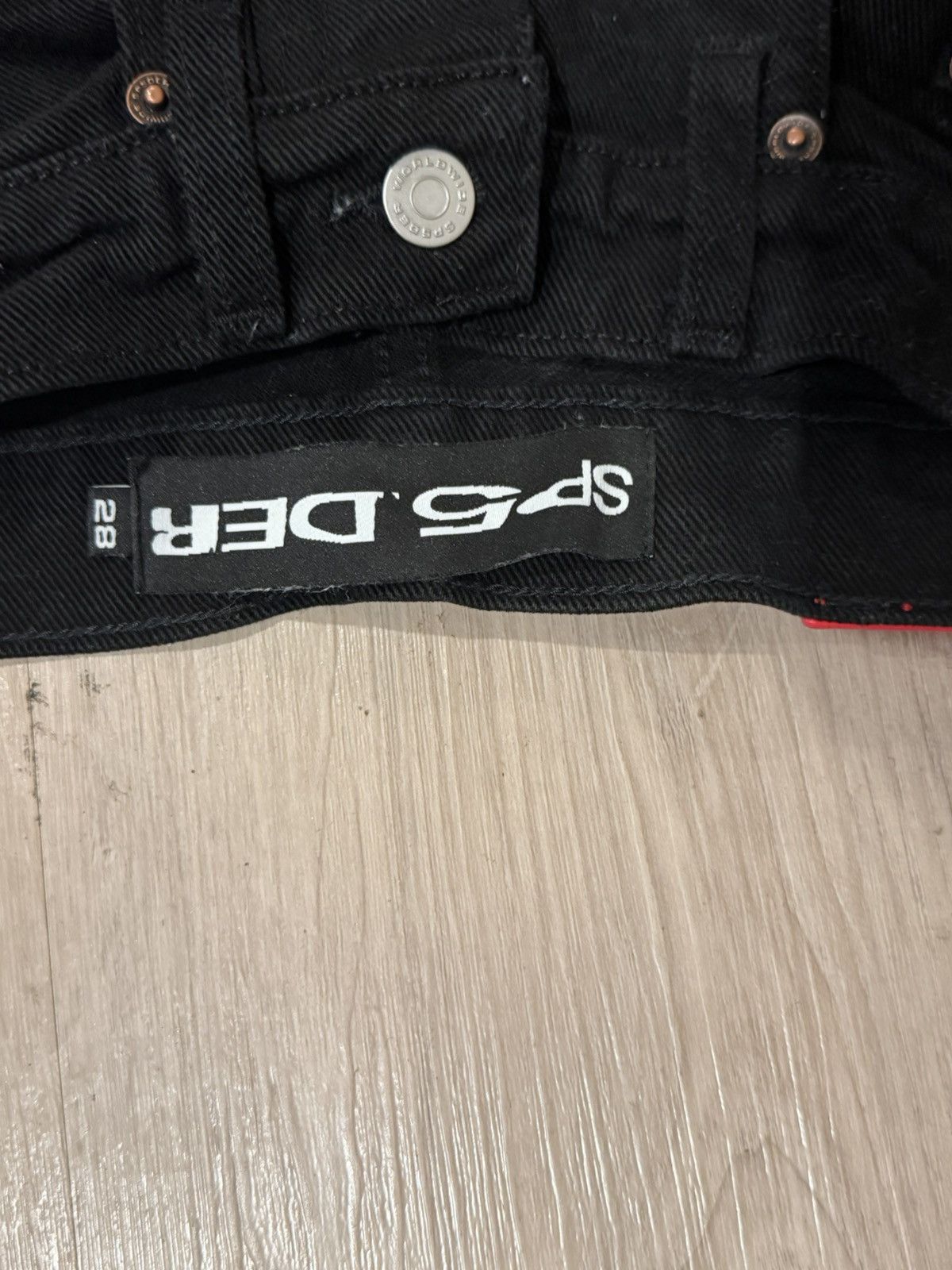 Sp5der BLACK SP5DER V3 denim Size US 28 / EU 44 - 2 Thumbnail