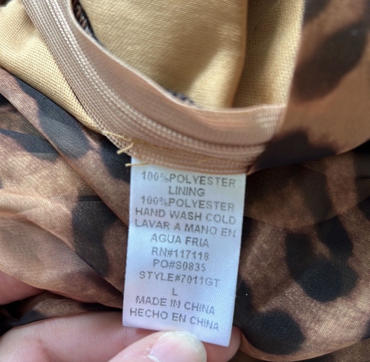 BLVD BLVD Sheer Leopard Print Maxi Skirt With High Slit Size L Size 34" / US 12 / IT 48 - 10 Thumbnail