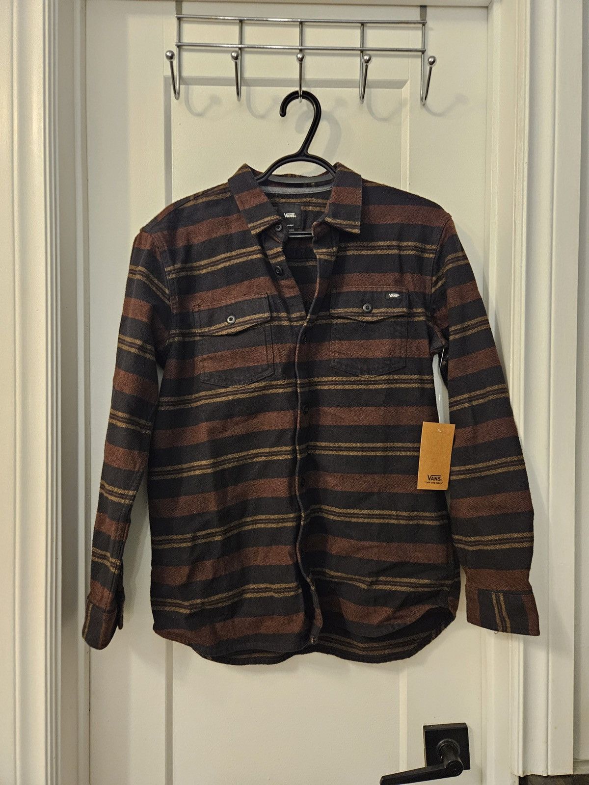 Vans Vans Kids fleece button up shirt Size US XL / EU 56 / 4 - 1 Thumbnail