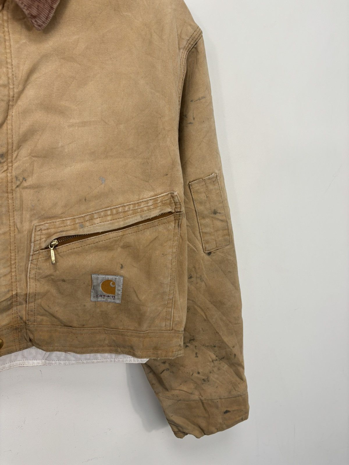 Carhartt Vintage 90s Carhartt Made In USA Hype Boxy Cropped Jacket Size US M / EU 48-50 / 2 - 3 Thumbnail