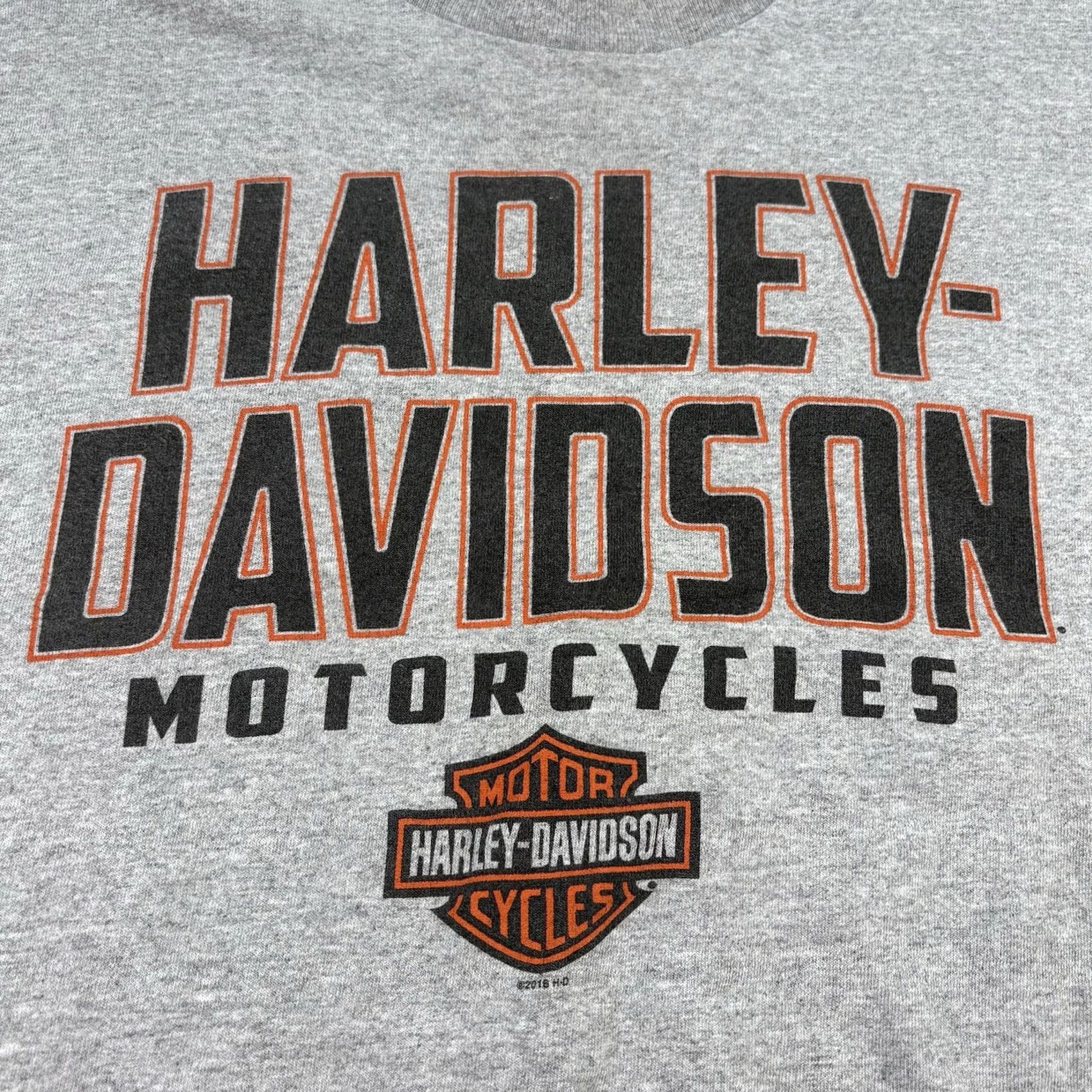 Harley Davidson Harley-Davidson Cayman Islands Mens XL TShirt Grey Graphic Print Short Sleeve Crew Neck Size US XL / EU 56 / 4 - 2 Thumbnail