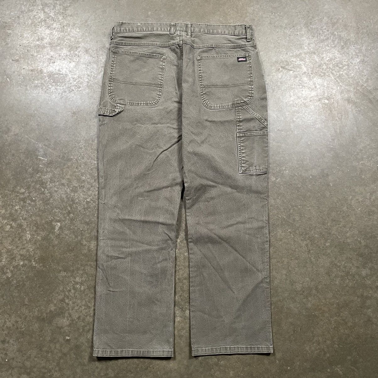 Dickies × Vintage Vintage Olive Green Dickies Carpenter Pants Workwear Skater Size US 38 / EU 54 - 1 Thumbnail
