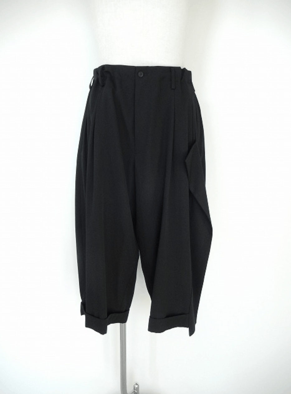 Yohji Yamamoto Yohji Yamamoto Pour Homme - W/Gabardine Mackin Pants Size US 30 / EU 46 - 10 Thumbnail