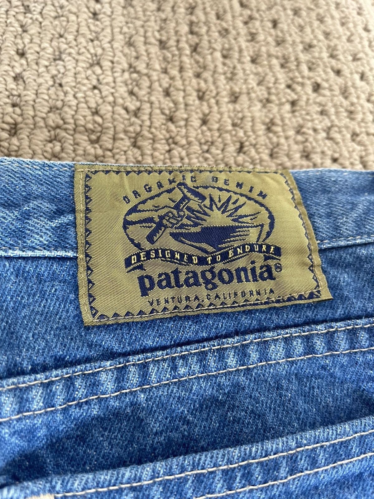 Patagonia × Vintage 90s Patagonia studded denim jeans Size US 34 / EU 50 - 7 Thumbnail
