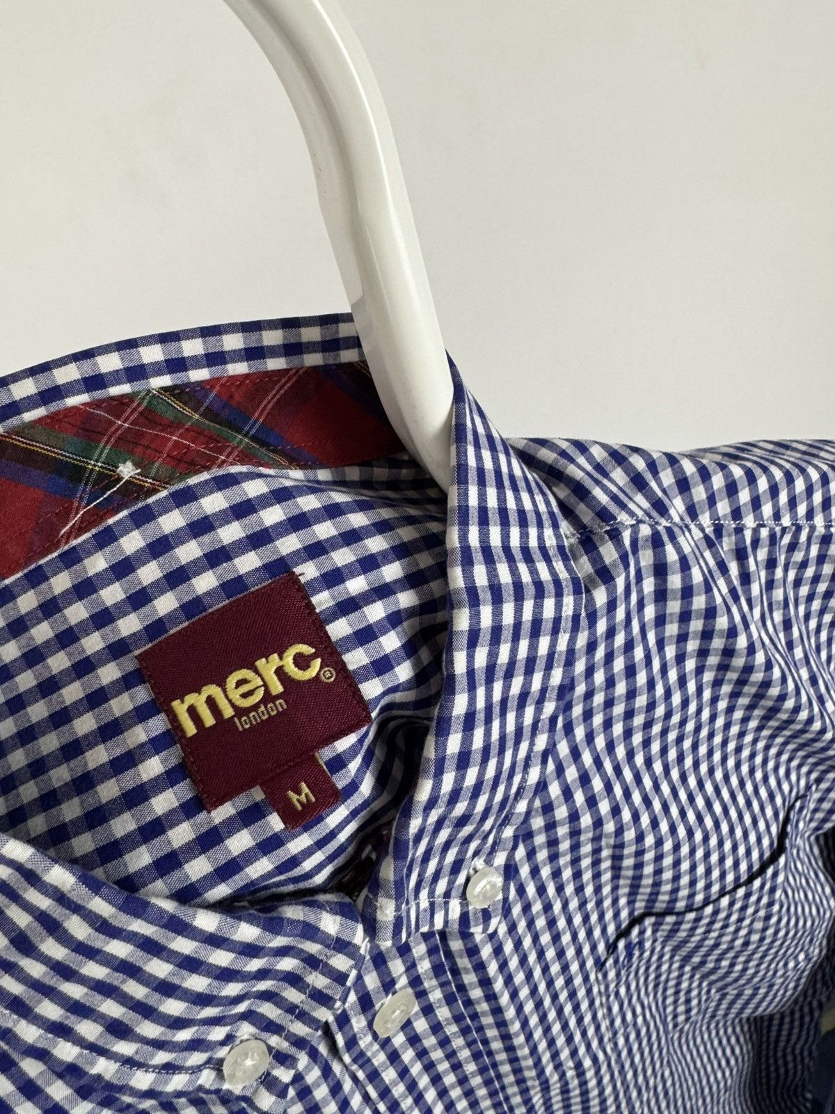 Vintage Merc London Checkered Long Sleeve Shirt Size US M / EU 48-50 / 2 - 3 Thumbnail