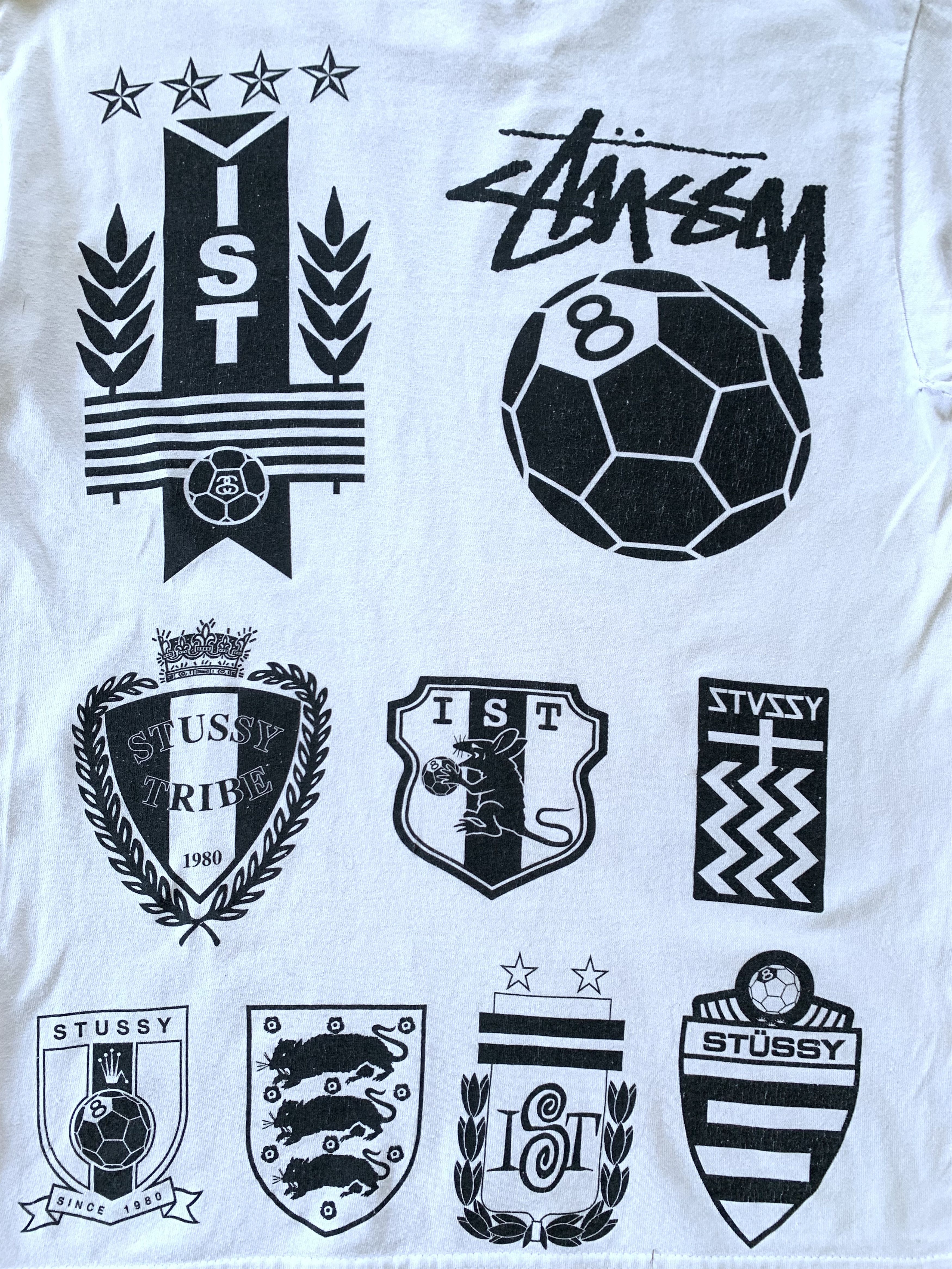 Stussy × Vintage Vintage Stussy International Soccer Printed Long Sleeve Size US S / EU 44-46 / 1 - 6 Thumbnail