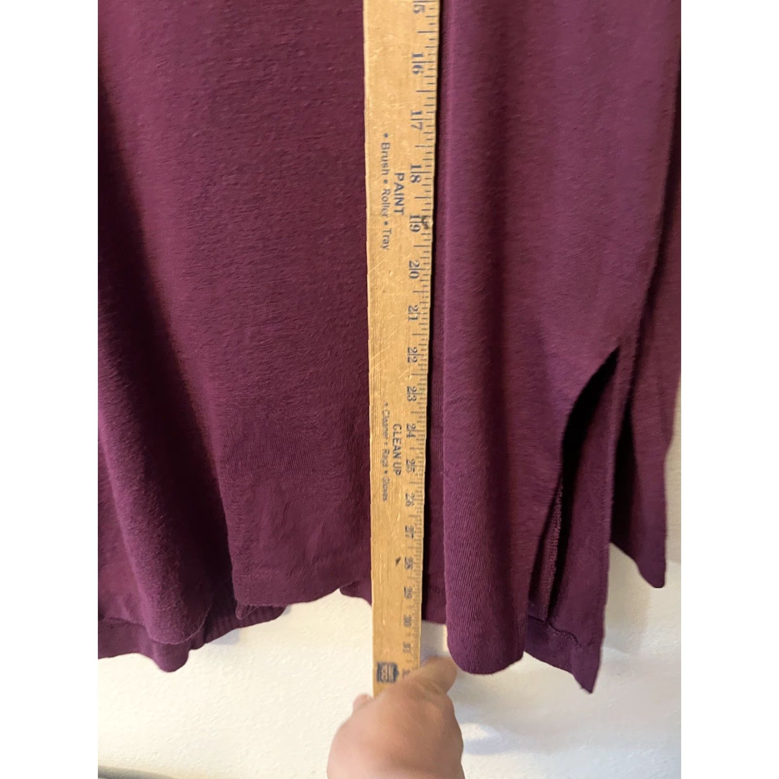 Banana Republic Banana Republic Women Cardigan Sweater Maroon Open Front Size M Knit Cotton Dress Cardigan Womens 90s Theme Italian Pockets Open Front Size M / US 6-8 / IT 42-44 - 4 Thumbnail