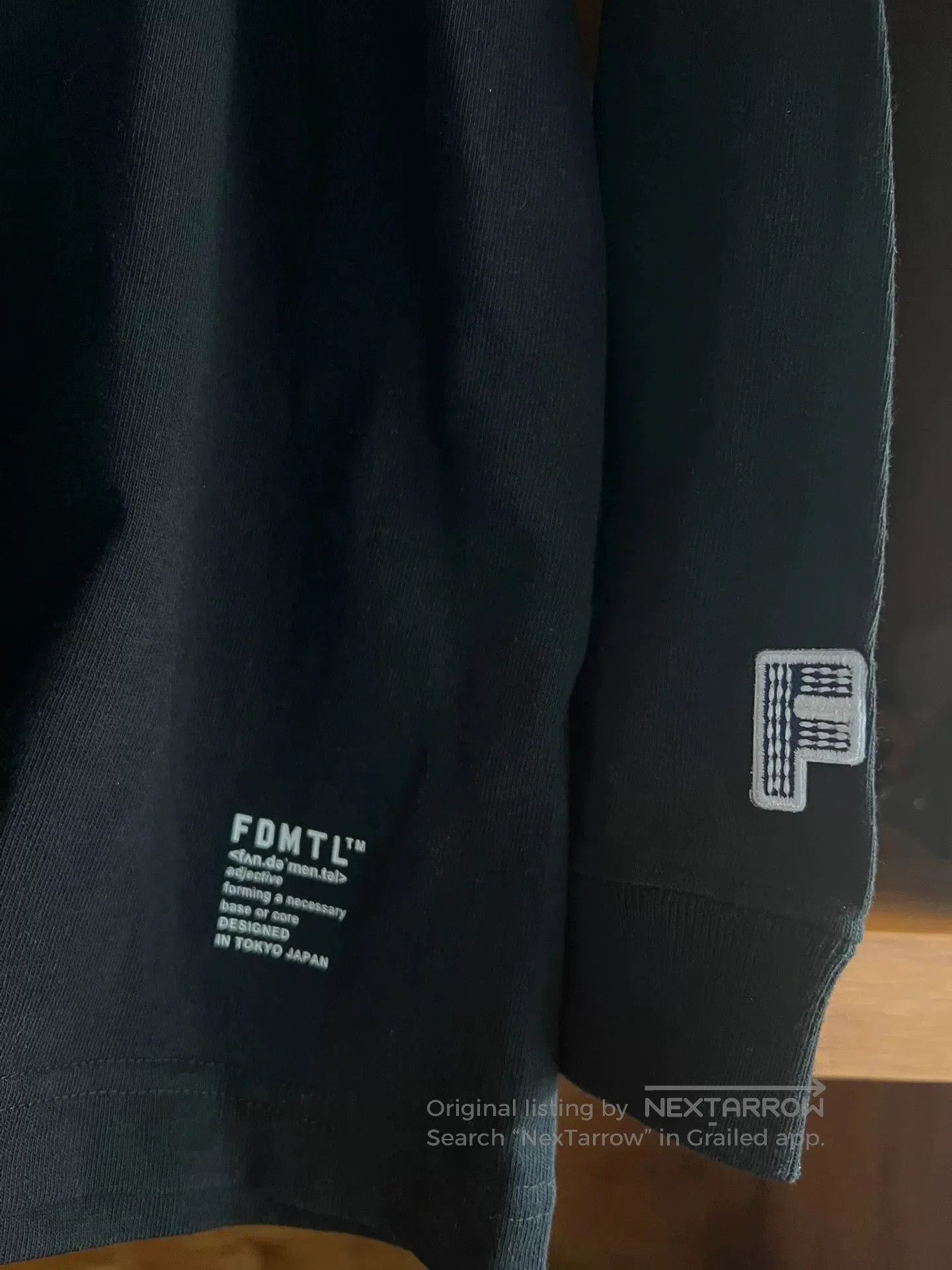 Japanese Brand Stylish Black Long Sleeve Sweatshirt. Size US L / EU 52-54 / 3 - 4 Thumbnail