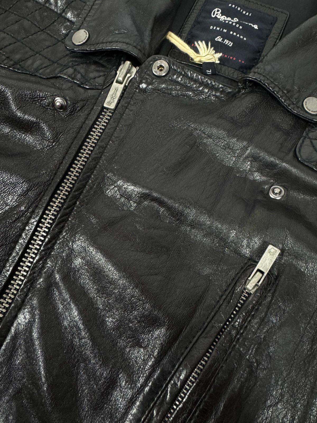 Other × Pepe Jeans × Vintage Pepe Jeans Lather Jacket Size US XL / EU 56 / 4 - 18 Thumbnail