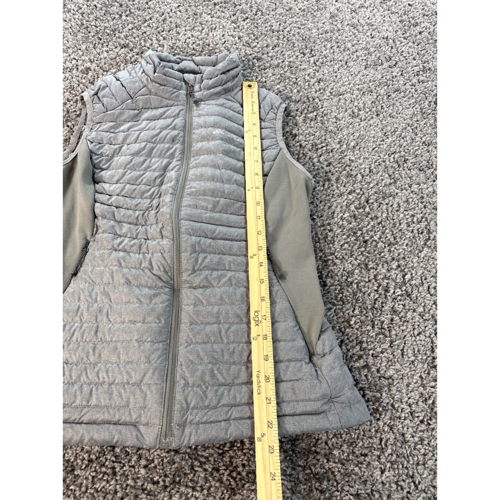 Eddie Bauer Eddie Bauer First Ascent StormDown 800 Vest Women PS Gray Puffer Full Zip EUC Size S / US 4 / IT 40 - 2 Thumbnail