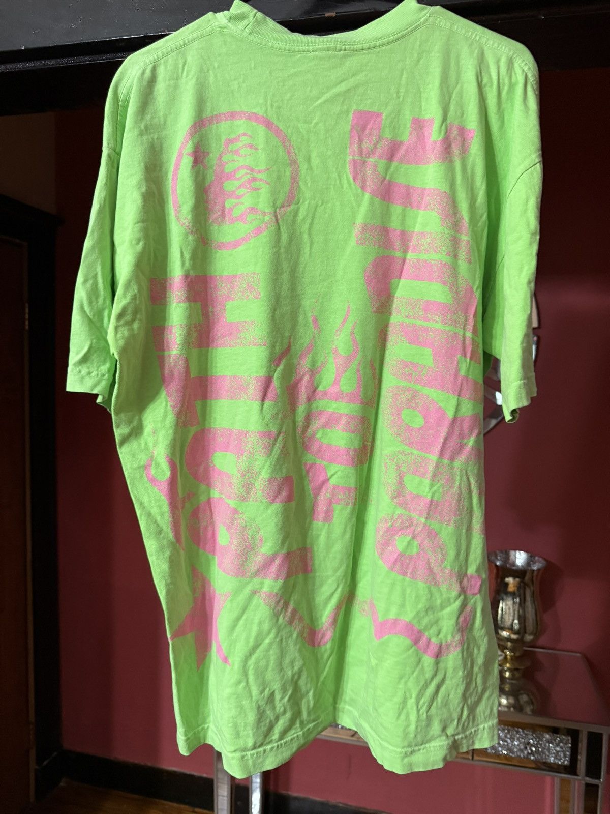 HELLSTAR Hellstar Jesus Neon T shirt Size Large Size US L / EU 52-54 / 3 - 4 Thumbnail