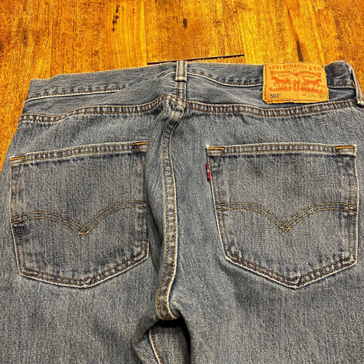 Japanese Brand × Levi's Vintage Clothing Vintage Y2K Levis 501 33x30 (33x27) Essential Denim Jeans Size US 33 - 3 Thumbnail