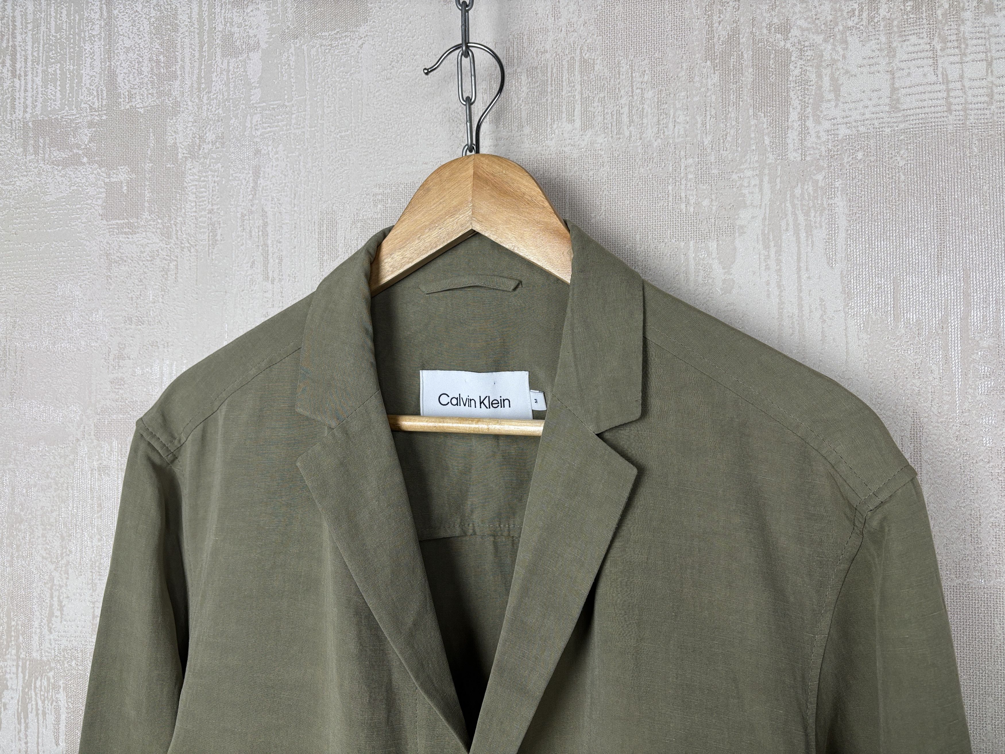 Calvin Klein Calvin Klein fabric Mario Bellucci Blazer Lyocell Linen Size US M / EU 48-50 / 2 - 3 Thumbnail