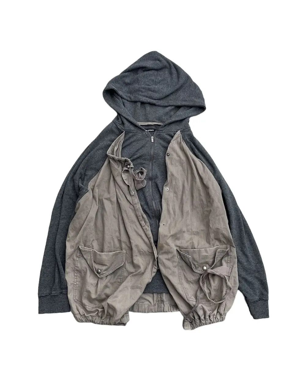 JAPANESE CODES COMBINE DOUBLE LAYERS HOODIE