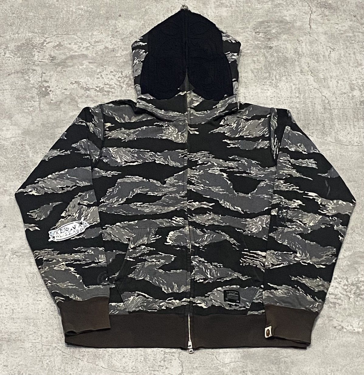 Bape Bape Tiger Black Full Zip Hoodie Size US L / EU 52-54 / 3 - 1 Thumbnail